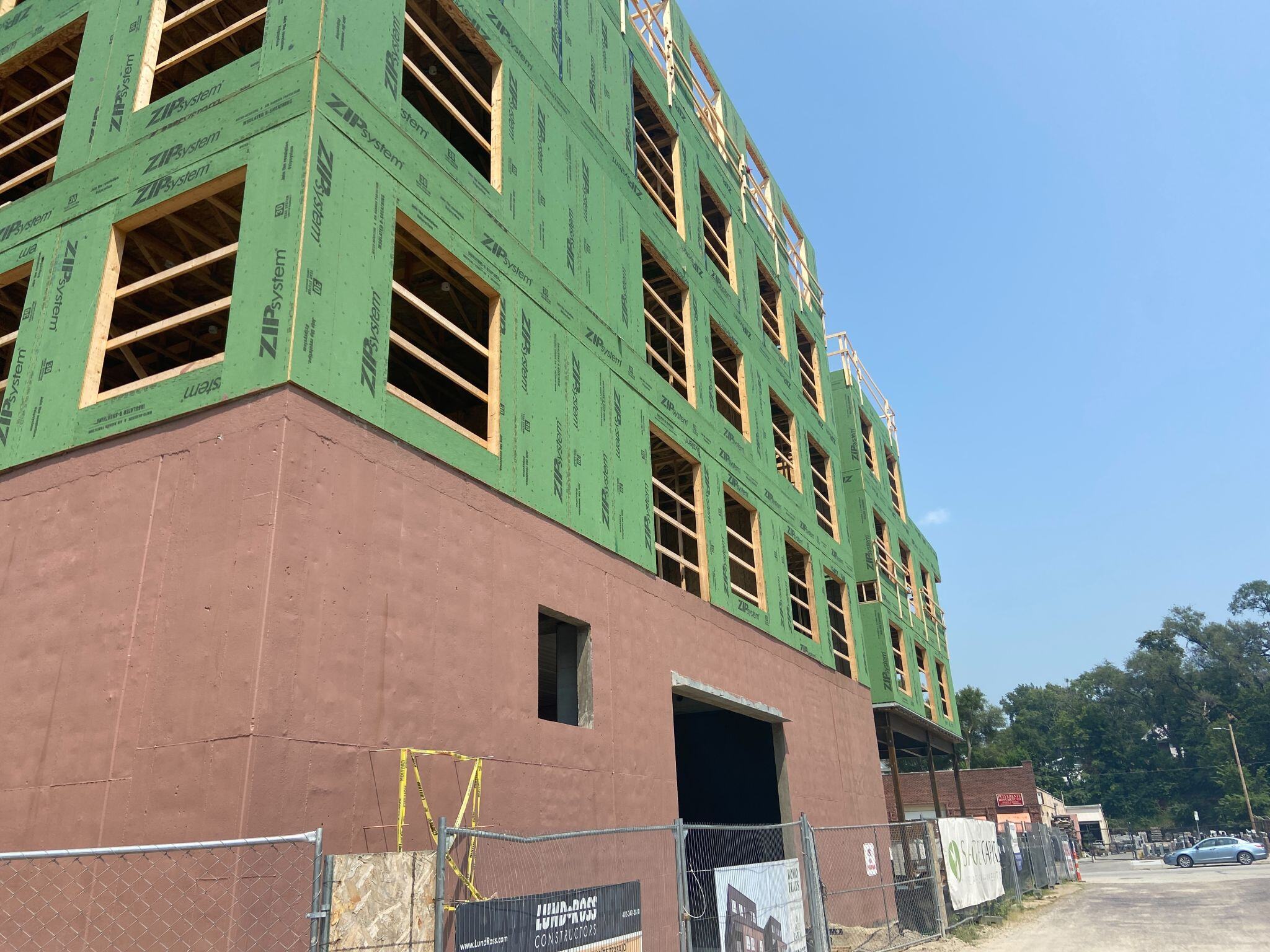 BOHO Flats in Omaha construction