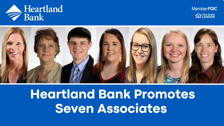 2023 Heartland Bank Promotes 7 Associates