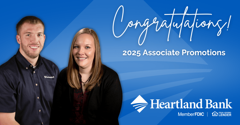 Heartland Bank 2025 Associate Promotions