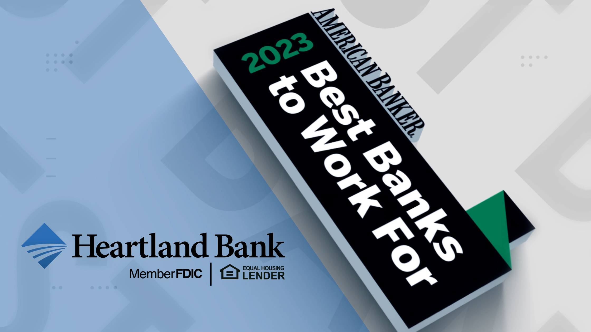 Heartland Bank is named Best Banks to Work For 2023