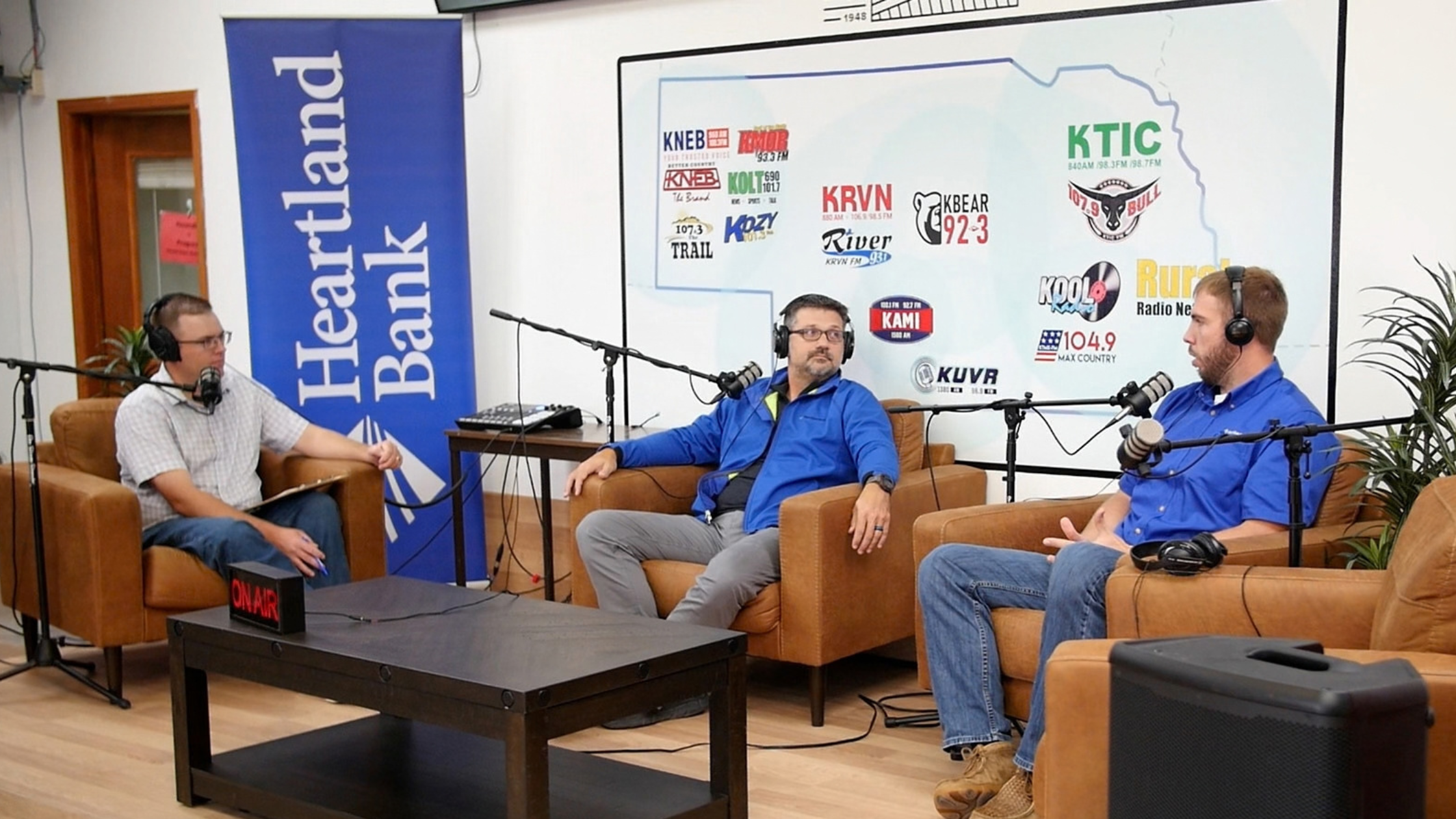 Matt Raber and Adam Holtorf recording RRN podcast