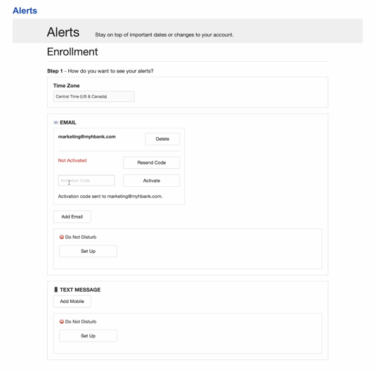 HB Alerts how to get email and text notifications