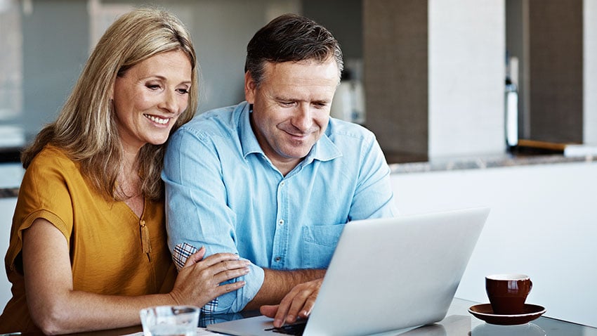 Couple-Using-Computer