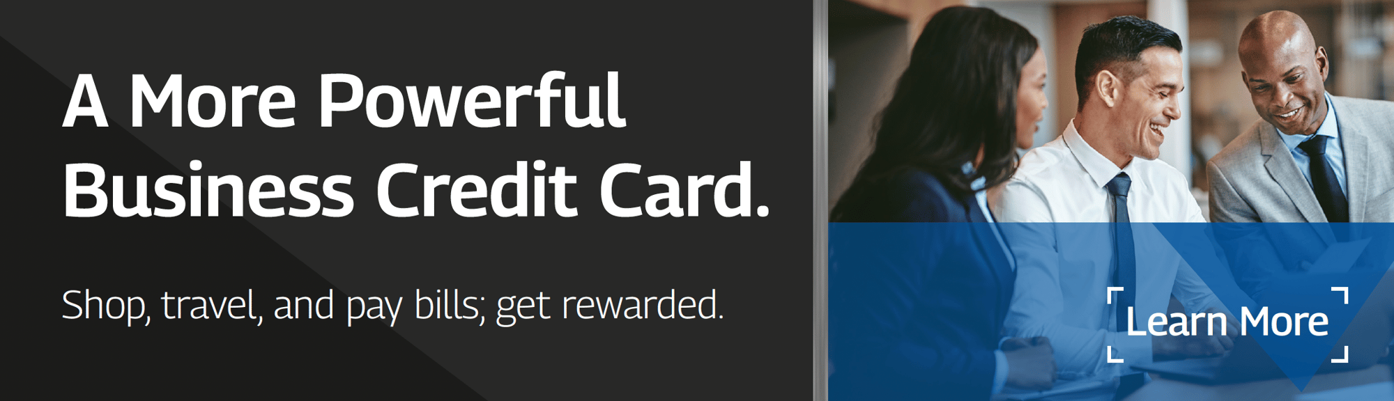 Business Credit Card Banner