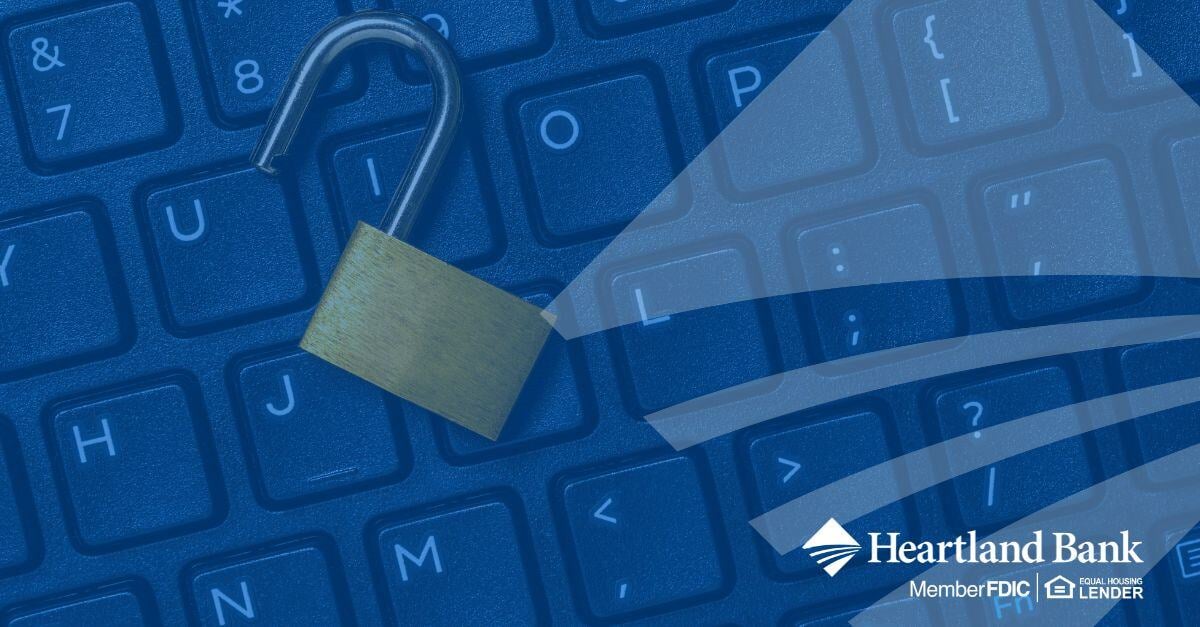 lock sitting on a keyboard