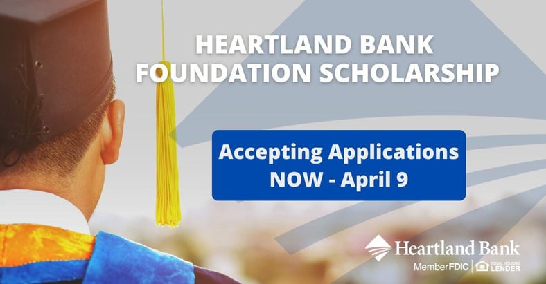 Heartland Bank Foundation Scholarship blog banner